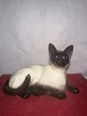Buy Beswick Siamese Cat - 1559 - Ceramic Gloss - Vintage • 18£
