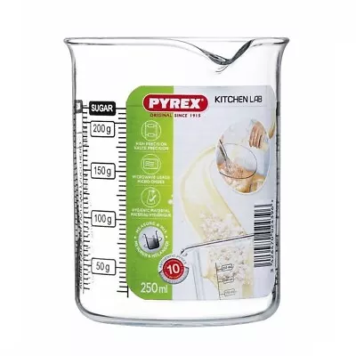 Buy Carafe Pyrex 250 ML Size Graduated Glass Ultra Resistant Cooking Pastry • 12.54£