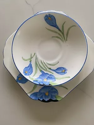Buy Art Deco Gladstone China  - George Proctor & Co - Saucer And Plate -  2297. • 4£