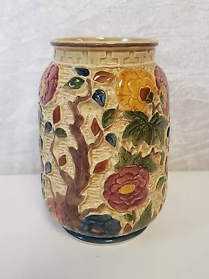 Buy H J Wood 575 Indian Tree Handpainted Vase 17cm • 12.99£