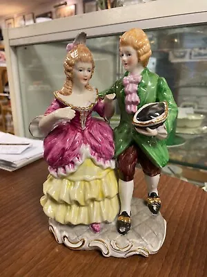Buy A Meissen Style Porcelain Couple Figurine • 15£
