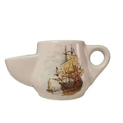 Buy Vintage Royal Victoria Pottery/Wade England Sailing Ship Shaving Mug • 20.34£