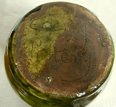 Buy Ewenny Pottery 5.5  Vase  Dark Green Glaze (1930-50?) • 14.99£