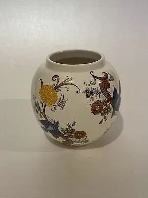 Buy Vintage SADLER Ceramic Ginger Jar Vase Floral Birds White • 19.99£