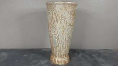 Buy White & Tan Crystalline Glazed Boutique Vase 7 3/4” Tall • 24.10£