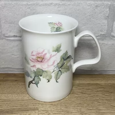 Buy Roy Kirkham Pottery England Bone China Pink Flower Tea Coffee Mug • 6.99£