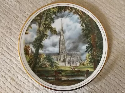 Buy Fenton China John Constable Bi-centenary Commemorative Plate Salisbury Cathedral • 8£