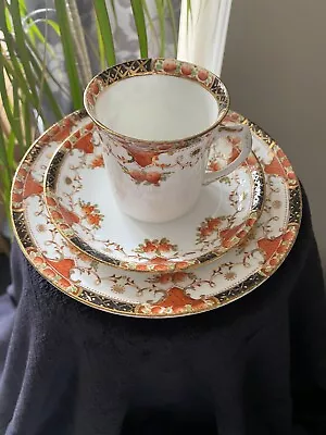 Buy Antique Sutherland Pattern 1105 Edwardian Tea Cup Saucer Trio *crack In Cup* • 4.99£