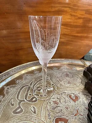 Buy Vintage Lalique Crystal Angel Champagne Toasting Stemware Glass With Face • 165.63£