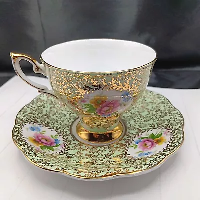 Buy Vintage Royal Standard Teacup & Saucer Floral Pattern Fine Bone China England • 26.68£