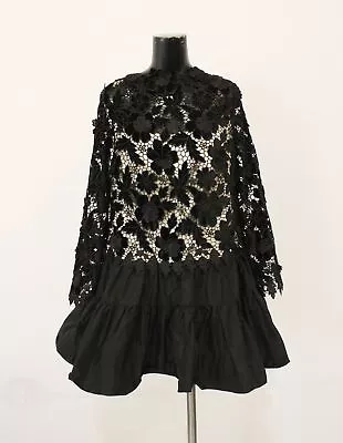 Buy Antonio Melani X Born On Fifth Womens Gemma Lace Taffeta Dress NC3 Black Size 16 • 151.28£