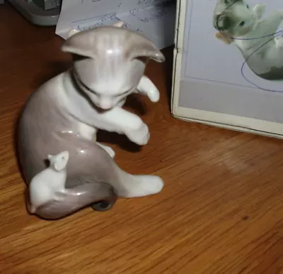 Buy Lladro Spain   Cat And Mouse    Vgc 5236 • 5£
