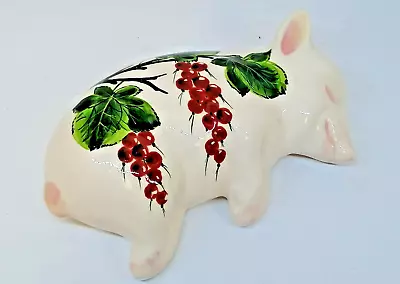 Buy Wemyss Ware By Griselda Hill Pottery Sleeping Piglet Hand-painted Floral 20cm • 50£
