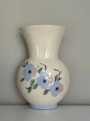 Buy Vintage Weil Ware Wall Pocket Pink & Blue Floral Vase California • 14.41£