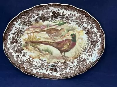 Buy ROYAL WORCESTER / PALISSY GAME SERIES 14  X 10 3/4  OVAL SERVING PLATE EXCELLENT • 20£