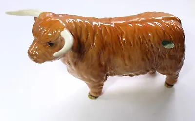 Buy Beswick Highland Bull - Cattle Figurine - Porcelain England Vintage 8  Excellent • 115.27£