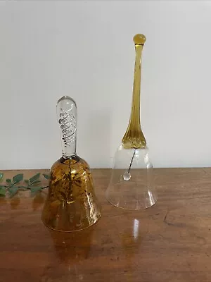 Buy Two Vintage Glass Bells • 12.99£