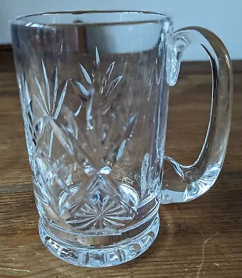 Buy VGC High Quality Lead Crystal Glass Royal Doulton Signed Beer Cider Tankard 14.5 • 8.99£