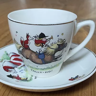 Buy RARE Vintage Norman Thellwell  Who Likes Sugar?  Plate And  Tally-ho  Teacup • 5£