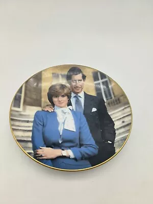 Buy Crown Fine China Royal Wedding 1981 Hrh Prince Charles & Diana Decorative Plate • 5.50£