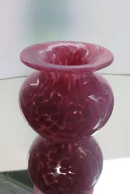 Buy Pretty Vintage Mdina Ovoid Glass Vase • 18£