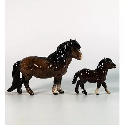 Buy Beswick Shetland Pony 1648 & Foal 1034(2) • 75£