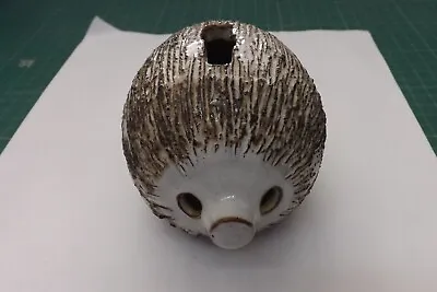 Buy A Beautiful Piece Of Briglin Studio Pottery A Hedgehog Piggy Bank 10cms Length • 19.99£