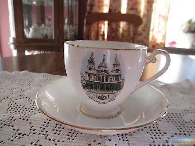 Buy Royal Grafton Bone China Teacup & Saucer  St. Paul's Cathedral - Made In England • 1.88£