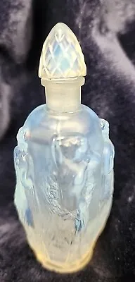 Buy Antique Sabino Opalescent Art Glass Dancing Nymphs Perfume Bottle Signed.  • 158.06£