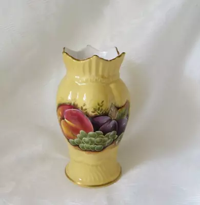 Buy Vintage Aynsley Orchard Gold 4.5  Vase Made In England 1st Best • 18£