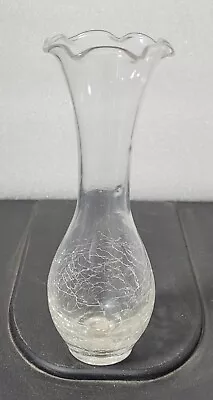 Buy Crackle Glass Bud Vase • 2.84£