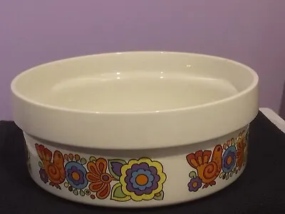 Buy Vintage Gaytime  Retro Pattern  Large Open Dish Lord Nelson  Pottery 1960,s Vgc • 26.99£