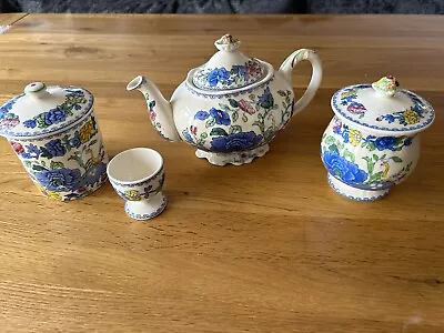 Buy Mason’s Regency Pottery Teapot, 2 Sugar Bowls, Egg Cup • 30£