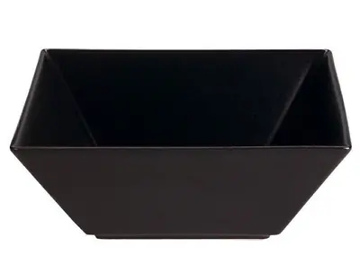 Buy Large Salad Pasta Bowl Black Stoneware 22x22x9cm • 7.50£