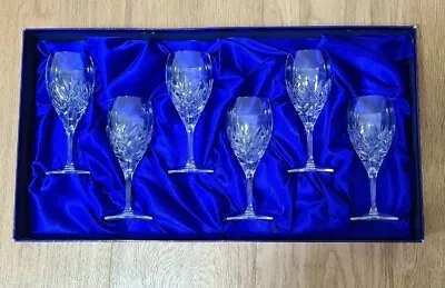 Buy Royal Doulton Crystal “JULIETTE” Sherry / Port Glasses – 15cms (5-7/8″) Tall • 50£