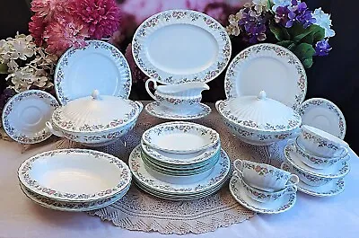 Buy Royal Worcester English Garden Dinner Service For 6, 1st Quality • 350£