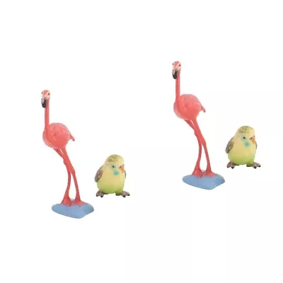 Buy  4 PCS Tabletop Animal Statue Ocean Toys Bird Ornaments Artificial • 12.79£
