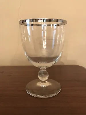 Buy Reizart Encanto Crystal Water Goblets Platinum Rim Set Of 6 • 72.32£
