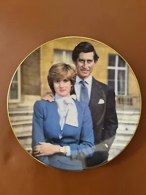 Buy Crown Fine China Royal Wedding 1981 Hrh King Charles & Diana Decorative Plate • 14.95£