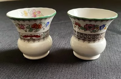 Buy Chinese Rose Copeland Spode Egg Cups X2 Vintage  • 4.50£