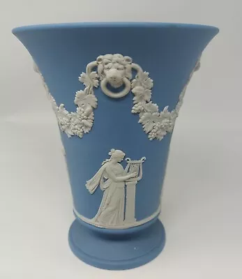 Buy Wedgwood Blue Jasper Ware 6  Vase • 8.95£