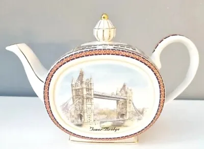 Buy Vintage James Sadler Tower Bridge Decorative Teapot ~ In Excellent Condition • 19.99£