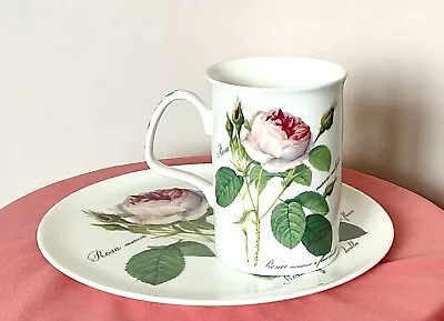 Buy Roy Kirkham Redoute Roses Coffee Tea Mug Cup & 8.25” Sandwich Plate • 13.95£