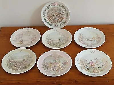 Buy Set Of 7 Royal Doulton The Wind In The Willows Decorative Plates - 8  • 34.99£