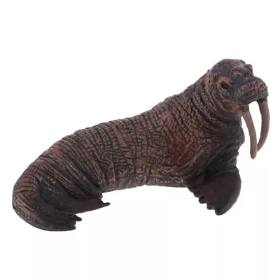 Buy Sea Animals Figure Toys Realistic Ocean Creature Solid Walrus Model Ornament • 5.76£