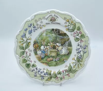 Buy Royal Doulton Brambly Hedge The Meeting 8  Plate. With Original Box • 30£
