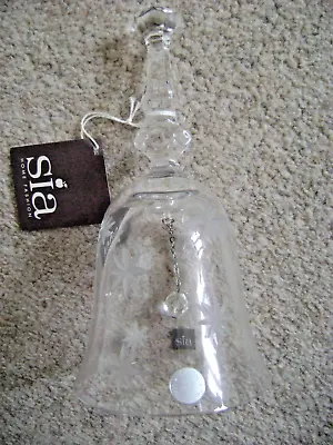 Buy Collectable SIA Crystal,Lead Crystal Cut Glass Large Bell -ornament • 5£
