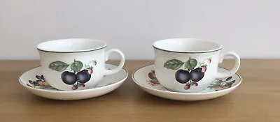 Buy M&S / Marks & Spencer / St Michael Ashberry PAIR (2) Breakfast Cups & Saucers • 12£