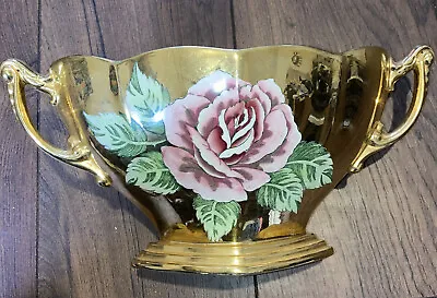 Buy Royal Winton Grimwades Gold Trophy Mantle Vase. Floral . • 15£