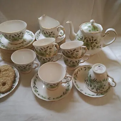 Buy Vintage Conclough Bone China Tea Set, Beautiful Condition, Made In England • 319£
